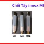 Chổi Tẩy Inox M8, phụ kiện máy tẩy mối hàn inox điện hóa dùng sợi carbon giúp xử lý cháy vàng và làm sạch inox TIG MIG sau hàn