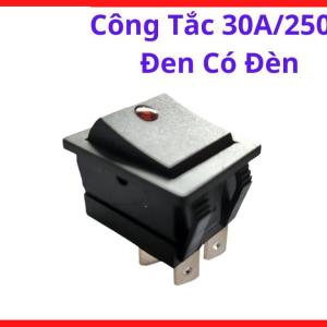 Công Tắc 30A 250V Đen Có Đèn, Công Tắc Bật Tắt Có Đèn, Công Tắc Máy Hàn, Công Tắc AC 250V, Công Tắc Điện Công Nghiệp, linh kiện máy hàn.