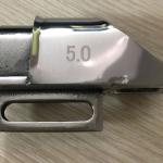 Đầu cữ máy may viền nệm 5.0, phụ kiện công nghiệp chính hãng, tối ưu đường may chuẩn xác, bền bỉ, hỗ trợ sản xuất nệm sofa gối, nâng cao năng suất và chất lượng sản phẩm nội thất.
