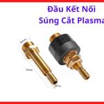 Đầu kết nối máy cắt plasma chất lượng cao, phụ kiện giắc cắm tín hiệu và khí nén súng cắt plasma công nghiệp, thiết kế ren xoắn giữ chặt đường ống bên trong, phụ kiện chuyên dụng cho xưởng cơ khí chế tạo, độ bền cơ học vượt trội mọi điều kiện