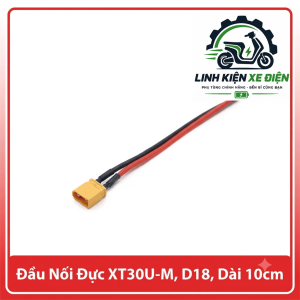 Đầu nối AMASS XT30U-M 18AWG 10cm, giắc đực XT30U 2PIN 180 độ, dây silicone, đầu nối nguồn pin LiPo và ESC, dùng cho drone FPV, RC, robot, mô hình điện, bộ điều tốc và thiết bị DIYKẾT NỐI NHANH: XT30U-M 2PIN, dây 18AWG dài 10cm, tiện đấu pin LiPo và E
