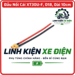 Đầu nối cái AMASS XT30U-F 18AWG dây 10cm, giắc XT30U 2PIN đầu cái, dây silicone, đầu nối nguồn pin LiPo, ESC, drone FPV, xe RC, máy bay mô hình, robot, động cơ điện và thiết bị DC