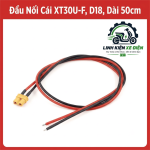 Đầu Nối Cái XT30U-F D18 Dài 50cm AMASS, Jack XT30U 2 Pin, Dây 18AWG, Đầu Cắm Nguồn DC, Kết Nối Pin Lithium, Phụ Kiện RC, Drone FPV, ESC, Xe Điều Khiển, Mạch Nguồn Và Thiết Bị Điện Tử