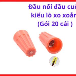 Đầu Nối Đầu Cuối Kiểu Lò Xo Xoắn Gói 20 Cái, Phụ Kiện Nối Dây Điện, Dùng Trong Điện Tử Và Thiết Bị Kỹ Thuật, linh kiện máy hàn.