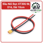 Đầu Nối Đực XT30U-M D16, Dây 16AWG Dài 10cm, Đầu Cắm XT30U 2 Pin AMASS Cho Pin LiPo, ESC, Drone FPV, Xe RC, Máy Bay Mô Hình, Robot, Mạch Điều Khiển Và Thiết Bị Điện Tử, Cáp Nguồn Silicone Gọn Cho Lắp Ráp