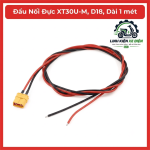 Đầu Nối Đực XT30U-M D18 Dài 1 Mét, AMASS 2 Pin 18AWG, Dây Nguồn Silicone, Jack XT30U Male Cho Pin LiPo, ESC, Drone FPV, Xe RC, Máy Bay Mô Hình, Robot, Bộ Điều Khiển Và Thiết Bị Điện DC