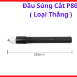 Đầu Súng Cắt P80 Loại Thẳng, Mỏ Plasma Khí Nén Cho Máy Cắt Plasma 220V Và 380V, Hỗ Trợ Cắt Thép, Inox Và Kim Loại Dày Trong Gia Công Cơ Khí Và Xưởng Sản Xuất Công Nghiệp, Kho Linh Kiện Máy Hàn.