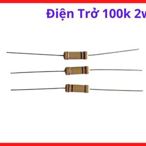 Điện Trở 100K Ohm 2W Dùng Thay Thế Linh Kiện Hỏng Trong Board Mạch, Máy Hàn Và Thiết Bị Điện Tử, kho linh kiện máy hàn.