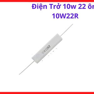 Điện Trở Sứ 22Ω 10W, Linh Kiện Điện Tử Dùng Trong Sửa Chữa Máy Hàn Và Thiết Bị Điện Công Nghiệp, kho linh kiện máy hàn.