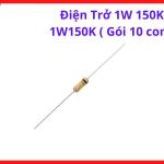 Điện Trở 1W 150K Ohm 1W150K, Gói 10 Con, Điện Trở Công Suất 1W, Linh Kiện Điện Tử Máy Hàn, Điện Trở Cắm Chân, Dùng Sửa Chữa Board Mạch, DIY Mạch Điện, Thay Thế Linh Kiện Điện Tử Dân Dụng Và Công Nghiệp