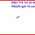 Điện Trở 22R 1W Chân Cắm, Gói 10 Con, Linh Kiện Công Suất Máy Hàn, Điện Trở Thay Thế, Điện Trở Hạn Dòng, Linh Kiện DIY Điện Tử Và Sửa Chữa, Kho linh kiện máy hàn.