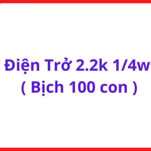 Điện Trở 2.2Ω Chân Cắm, Bịch 100 Con, Dùng Trong Board Điều Khiển Và Thiết Bị DIY, kho linh kiện máy hàn.