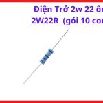 Điện Trở 22R 2W Công Suất, Điện Trở Chân Cắm Dùng Cho Máy Hàn Inverter, Mạch Công Suất Và Thiết Bị Điện Tử