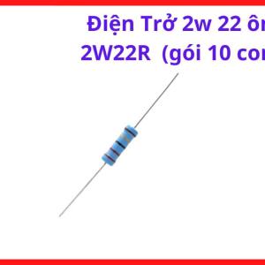 Điện Trở Công Suất 22Ω 2W, Gói 10 Con, Linh Kiện Điện Tử Chịu Nhiệt, Board Inverter Và Thiết Bị Công Nghiệp, kho linh kiện máy hàn.