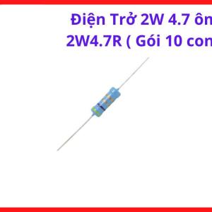 Điện Trở 4.7Ω 2W Chân Cắm, Linh Kiện Điện Tử Dùng Cho Board Công Suất Và Mạch Điều Khiển, kho linh kiện máy hàn.