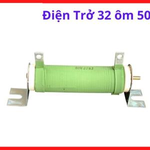 Điện Trở 32R 50W, Điện Trở Công Suất Cao 32Ω, Linh Kiện Điện Tử Máy Hàn, Điện Trở Vỏ Nhôm Chịu Nhiệt, Dùng Cho Mạch Công Suất Và Thiết Bị Công Nghiệp, kho linh kiện máy hàn.