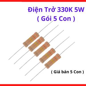 Điện Trở 330K Ohm 5W Dùng Thay Thế Linh Kiện Hỏng Trong Máy Hàn, Board Mạch Và Thiết Bị Điện Tử, kho linh kiện máy hàn.
