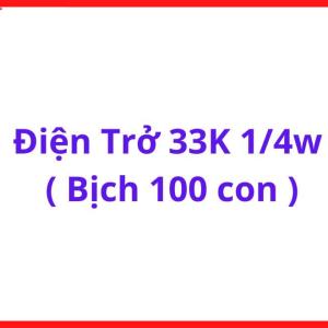Điện Trở 33K Công Suất 1/4W, Linh Kiện Điện Tử Dùng Cho DIY, Robotics Và Arduino, kho linh kiện máy hàn.