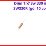 Điện Trở Công Suất 330 Ôm 3W, Điện Trở 3W330R Gói 10 Con, Linh Kiện Điện Tử Công Nghiệp, Điện Trở Chịu Tải, Board Máy Hàn, Mạch Điều Khiển Và Thiết Bị DIY