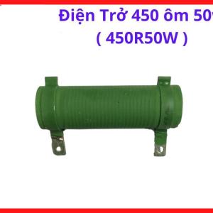 Điện Trở Công Suất 450Ω 50W, Điện Trở Tản Nhiệt Nhôm Dùng Cho Board Công Suất Và Nguồn Switching, kho linh kiện máy hàn.