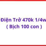 Điện Trở 470K 1/4W Dùng Cho Máy Hàn Inverter, Board Điều Khiển, Nguồn Xung Và Mạch Điện Tử Dân Dụng