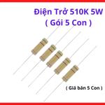 Điện Trở 510000Ω 5W, Điện Trở Chịu Nhiệt Dùng Trong Mạch Điều Khiển, Mạch Công Suất Và DIY Điện Tử