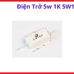 Điện Trở Sứ 1KΩ 5W, Linh Kiện Điện Tử Dùng Trong Sửa Chữa Máy Hàn Và Thiết Bị Điện Công Nghiệp, kho linh kiện máy hàn.