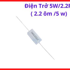 Điện Trở 2.2 Ohm Công Suất 5W, Linh Kiện Điện Tử Dùng Trong Máy Hàn, Board Điều Khiển, Mạch Nguồn, DIY Và Các Ứng Dụng Điện Tử Công Nghiệp, kho linh kiện máy hàn.