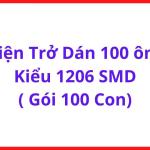 Điện Trở Dán 100 Ohm 1206 SMD, Gói 100 Con, Điện Trở Chip 100R SMT Dùng Hạn Dòng LED, Chia Áp, Arduino ESP32 STM32 Và Mạch Điện Tử PCB