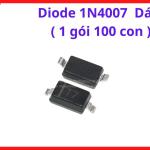 Diode 1N4007 Dán SMT, Gói 100 Con, Linh Kiện Chỉnh Lưu Điện Áp 1A 1000V Dùng Cho Mạch Nguồn, Máy Hàn, Thiết Bị Điện Tử Và Điều Khiển Công Nghiệp, linh kiện máy hàn.