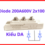 MFDA200U6NK6 Diode Module 200A 600V, Diode Kép Anode Chung 2x100A, Linh Kiện Máy Hàn MIG TIG MMA, Nguồn Switching, UPS Và Hệ Thống Điều Khiển Công Suất