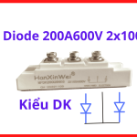 Diode MFDK200U6NK6 200A 600V 2x100A Kiểu DK, Module Diode Cathode Chung Công Suất Cao, Chuyên Dùng Máy Hàn Inverter, Nguồn Xung Công Nghiệp, Bộ Chỉnh Lưu Và Thiết Bị Tự Động Hóa