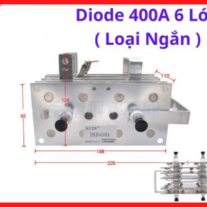Diode 400A 6 Lớp Loại Ngắn Chuyên Dụng, Linh Kiện Máy Hàn Công Suất Cao, Diode Chỉnh Lưu Công Nghiệp, Hoạt Động Ổn Định Trong Điều Kiện Tải Nặng, linh kiện máy hàn.