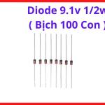 Diode Zener 9.1V Công Suất 0.5W, Phù Hợp Cho Xưởng Sửa Chữa Và Sản Xuất Bo Mạch Điện Tử, linh kiện máy hàn.