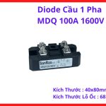 Diode Cầu Chỉnh Lưu MDQ100A 1600V, Module Công Suất Cao Dùng Cho Máy Hàn, Bộ Chỉnh Lưu Nguồn DC Và Thiết Bị Điện Công Nghiệp