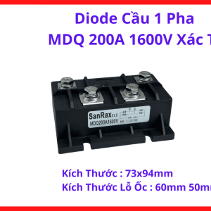 MDQ200A Cầu Diode Công Suất Lớn, Chuyên Dùng Trong Máy Hàn Biến Áp, Bộ Sạc Công Nghiệp Và Nguồn Mạ Điện Công Suất Cao, linh kiện máy hàn.