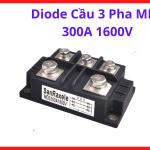 Diode Cầu Ba Pha MDS300A1600V 300A 1600V, Linh Kiện Chỉnh Lưu AC Sang DC Công Nghiệp, Dùng Trong Máy Xi Mạ, Máy Hàn, Biến Tần Và Hệ Thống Điều Khiển Động Cơ 3 Pha