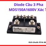 MDS150A1600V Three Phase Bridge Rectifier, Diode Cầu Công Nghiệp 150A Chuyên Dùng Trong Biến Tần Và Thiết Bị Điện Công Suất