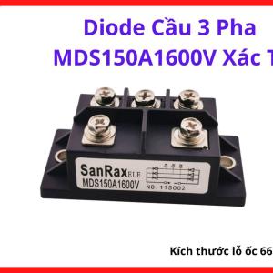Diode Cầu 3 Pha MDS150A1600V Xác To 150A 1600V, Linh Kiện Công Suất Cao Cho Máy Hàn Công Nghiệp Và Biến Tần, linh kiện máy hàn.