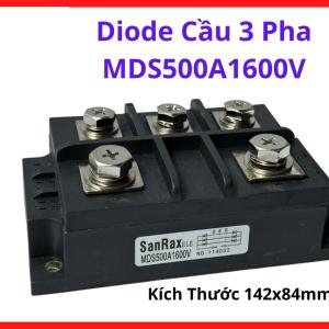 MDS500A1600V Chỉnh Lưu Ba Pha Công Suất Lớn, Giải Pháp Chuyển Đổi AC Sang DC Ổn Định Trong Môi Trường Tải Nặng, linh kiện máy hàn.
