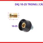 Bộ phụ kiện giắc cắm cáp hàn DKJ 10 25 trong chính hãng chất lượng vượt trội, thiết bị hỗ trợ kết nối hệ thống mạch điện công suất ổn định, chất liệu đồng thau tản nhiệt nhanh bảo vệ toàn diện máy hàn, linh kiện máy hàn.