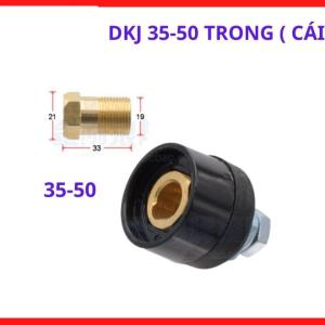 Đầu nối cáp hàn DKJ 35 50 chuyên dụng cho máy hàn điện tử, bộ 2 cọc hàn chịu tải trọng lớn, phụ kiện cơ khí chất lượng cao giúp duy trì dòng điện ổn định và bảo vệ toàn diện hệ thống máy móc của bạn khỏi các sự cố quá tải