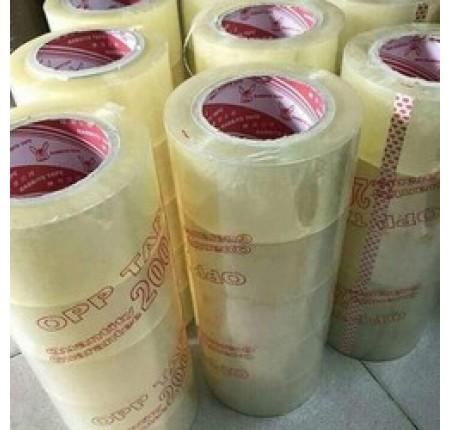 Băng Keo Trong 200YA Lốc 6 Cuộn – Băng Dính Siêu Bền Chịu Lực Nặng 18kg, Đóng Gói Thùng Carton, Chống Rách, Khả Năng Kết Dính Mạnh Cho Hộp, Kho Hàng, Văn Phòng Và Gia Đình