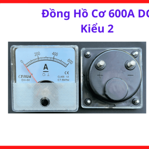 Đồng hồ cơ 600A DC kiểu 2 đo dòng điện một chiều tủ điện công nghiệp lớn, Ampe kế dạng kim chỉ căn chỉnh cơ học mặt trước dễ dàng, Linh kiện thay thế sửa chữa bo mạch thiết bị hiển thị máy hàn bền lâu., linh kiện máy hàn.