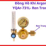 Đồng Hồ Argon YQAr-731L Ren Trong 2 Vòi, Van Điều Áp Khí Hàn TIG MIG, Flowmeter Khí Argon, Kiểm Soát Lưu Lượng Chính Xác, Ổn Định Hồ Quang, Phù Hợp Bình Argon Phổ Thông