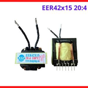 Biến áp xung EER42x15, 20:4 linh kiện bo mạch nguồn công suất trung bình, cấu tạo lõi Ferrite bền bỉ, truyền dẫn dòng tốt, khả năng chịu nhiệt cao, thiết kế chuẩn xác, giải pháp thay thế linh kiện bo mạch điện tử đáng tin cậy cho thợ kỹ thuật
