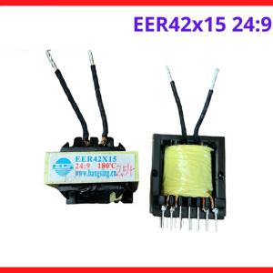 Biến áp xung EER42x15, 24:9 linh kiện bo mạch điện tử, lõi từ Ferrite tối ưu từ thông, giảm nhiễu từ trường, hiệu suất làm việc ổn định, thiết kế bền bỉ, vật liệu chất lượng, chịu nhiệt tốt, hỗ trợ tốt cho kỹ thuật viên sửa chữa nguồn xung công suất.
