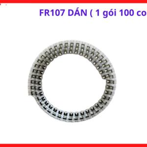 FR107 Dán SMD, Gói 100 Con, Diode Fast Recovery 1A 1000V, Chỉnh Lưu Tốc Độ Cao, Nguồn Xung, Máy Hàn Inverter, Mạch Công Suất Và Thiết Bị Điện Tử Công Nghiệp