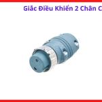 Bộ giắc cắm điều khiển 2 chân cái chuẩn công nghiệp, cấu trúc khóa vặn chắc chắn chống lỏng khi vận hành liên tục, chất liệu tiếp điểm dẫn điện tối ưu, sự lựa chọn hàng đầu của thợ kỹ thuật
