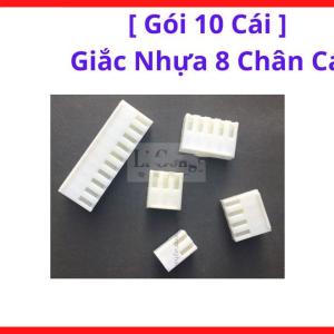 Gói 10 Cái Giắc Nhựa 8 Chân Cái, Female Connector 8 Pin, Socket Board PCB, Jack Điều Khiển Tín Hiệu, Phù Hợp Máy Hàn Inverter, DIY Electronics, Relay Module Và Hệ Thống Điện Tử, linh kiện máy hàn.